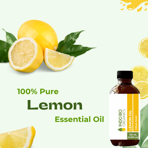 Premium & Pure Lemon Essential Oil | Cold-Pressed & Therapeutic Grade