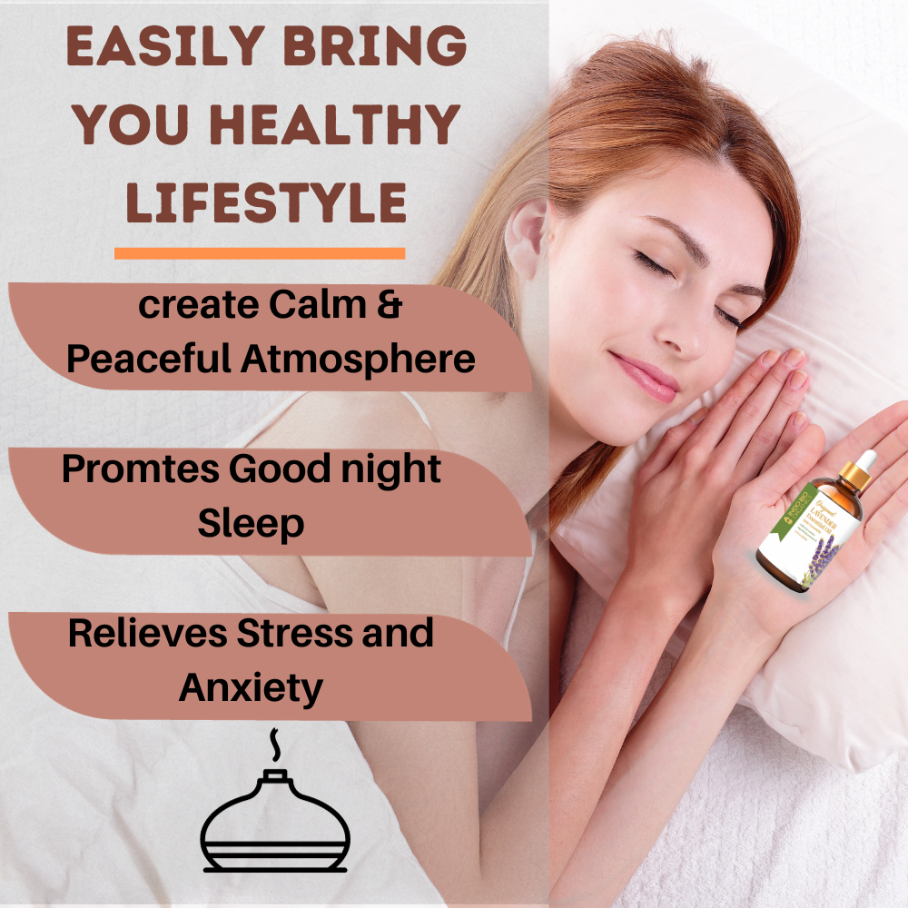 Premium & Pure Lavender Essential Oil - 100% Pure and Natural Aromatherapy Oil