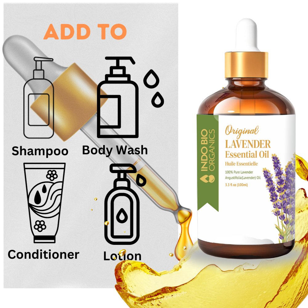 Premium & Pure Lavender Essential Oil - 100% Pure and Natural Aromatherapy Oil