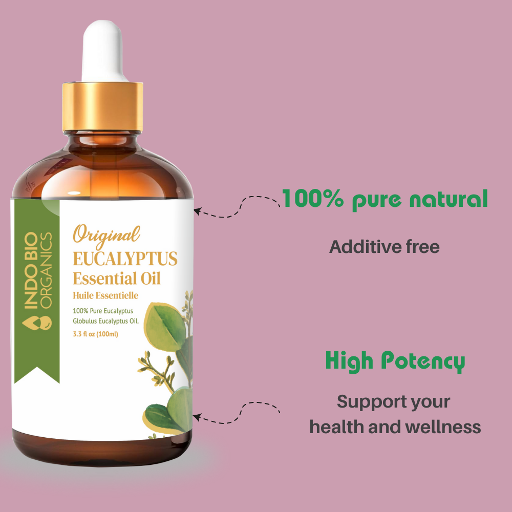 Premium & Pure Eucalyptus Essential Oil - Natural Aromatherapy for Relaxation and Wellness