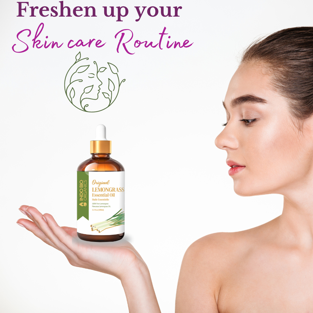 Premium & Pure Lemongrass Essential Oil - 100% Natural, Therapeutic Grade Aromatherapy Oil