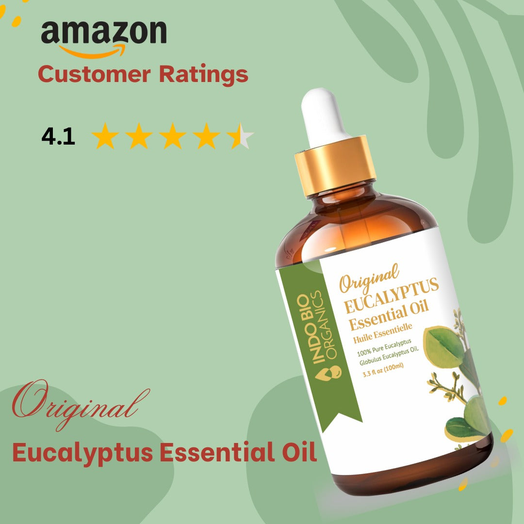 Premium & Pure Eucalyptus Essential Oil - Natural Aromatherapy for Relaxation and Wellness