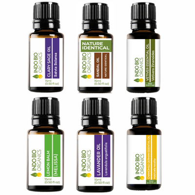Calm & Mood Support Aromatherapy Kit
(PREMIUM SET OF 6X15ML)