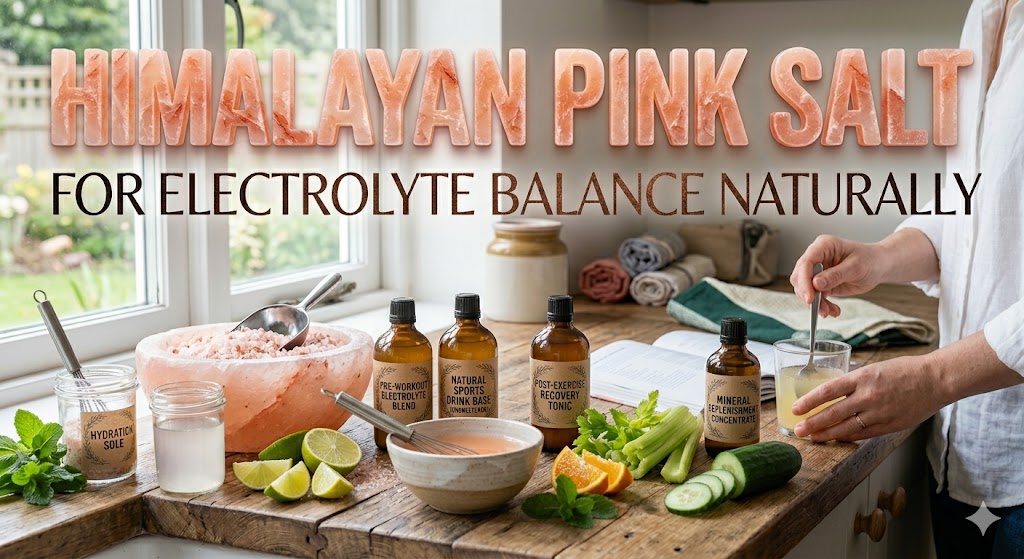 Himalayan Pink Salt for Electrolyte Balance Naturally
