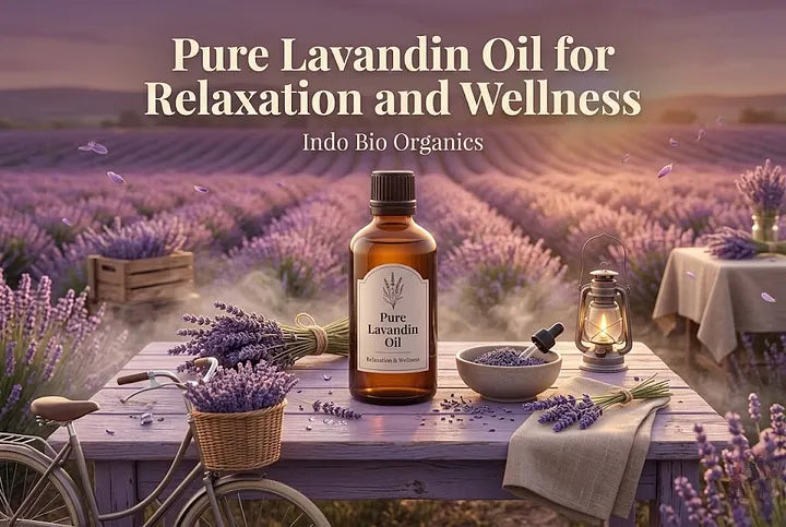 Pure Lavandin Oil for Relaxation and Wellness