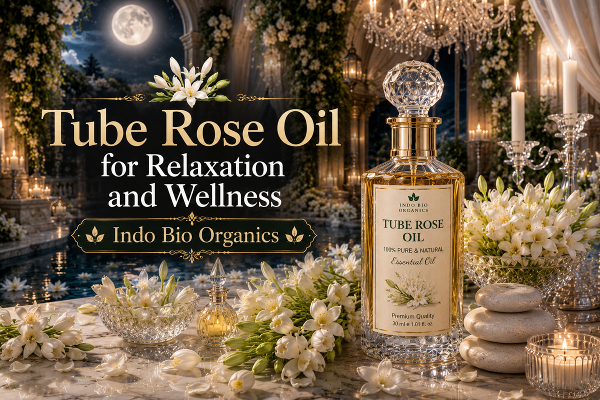 Tube Rose Oil for Relaxation and Wellness
