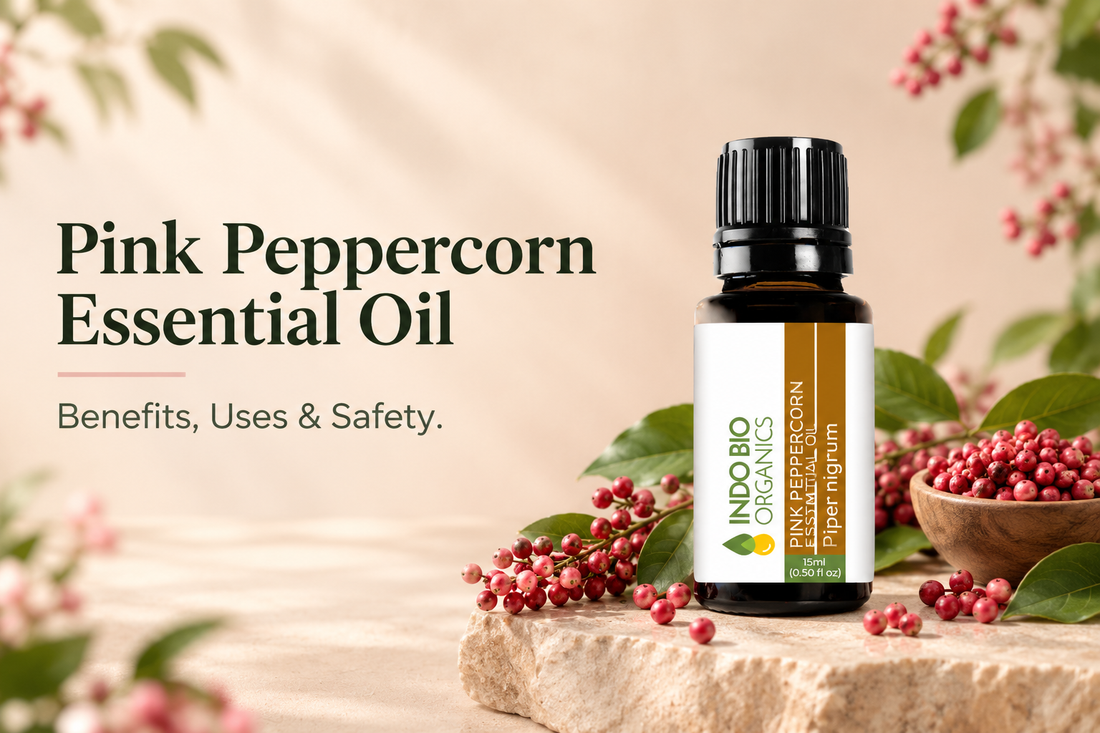 Pink Peppercorn Essential Oil: Benefits, Uses & Safety