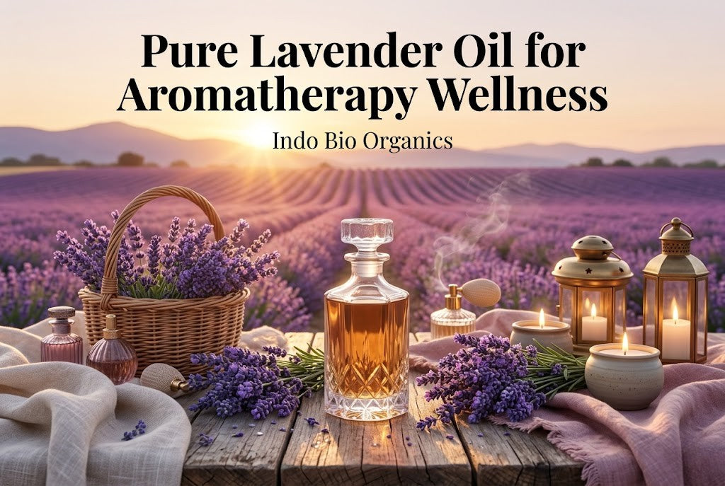 Pure Lavender Oil for Aromatherapy Wellness
