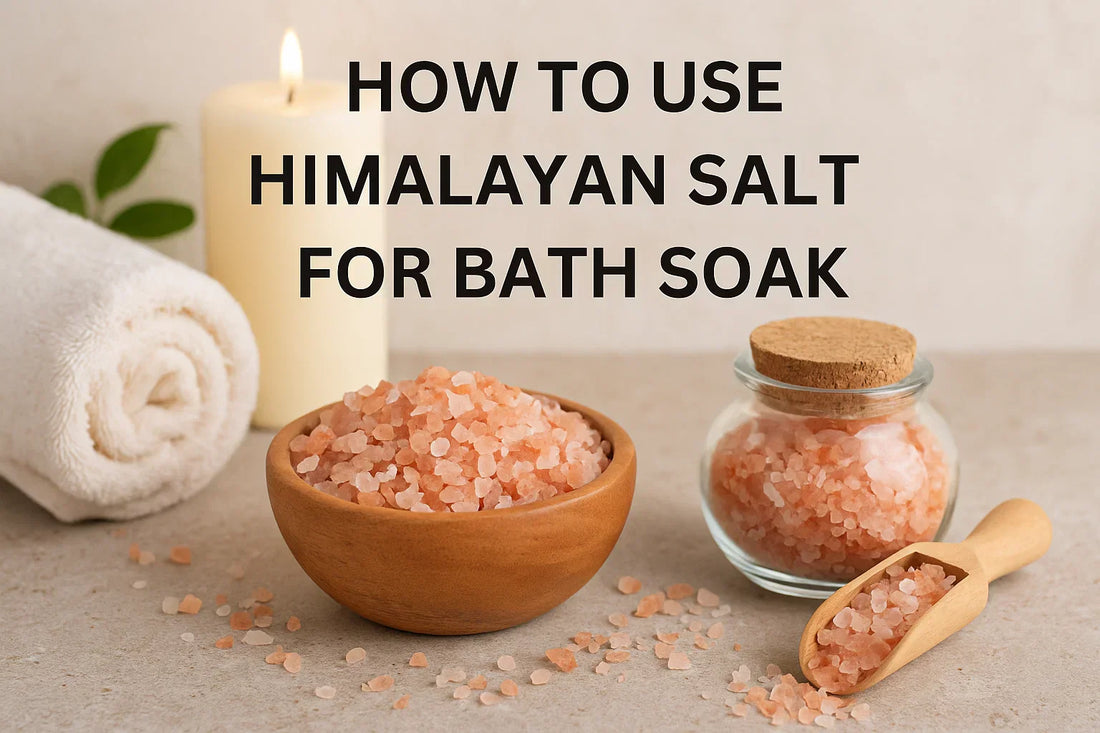 How to use himalayan salt for bath soak