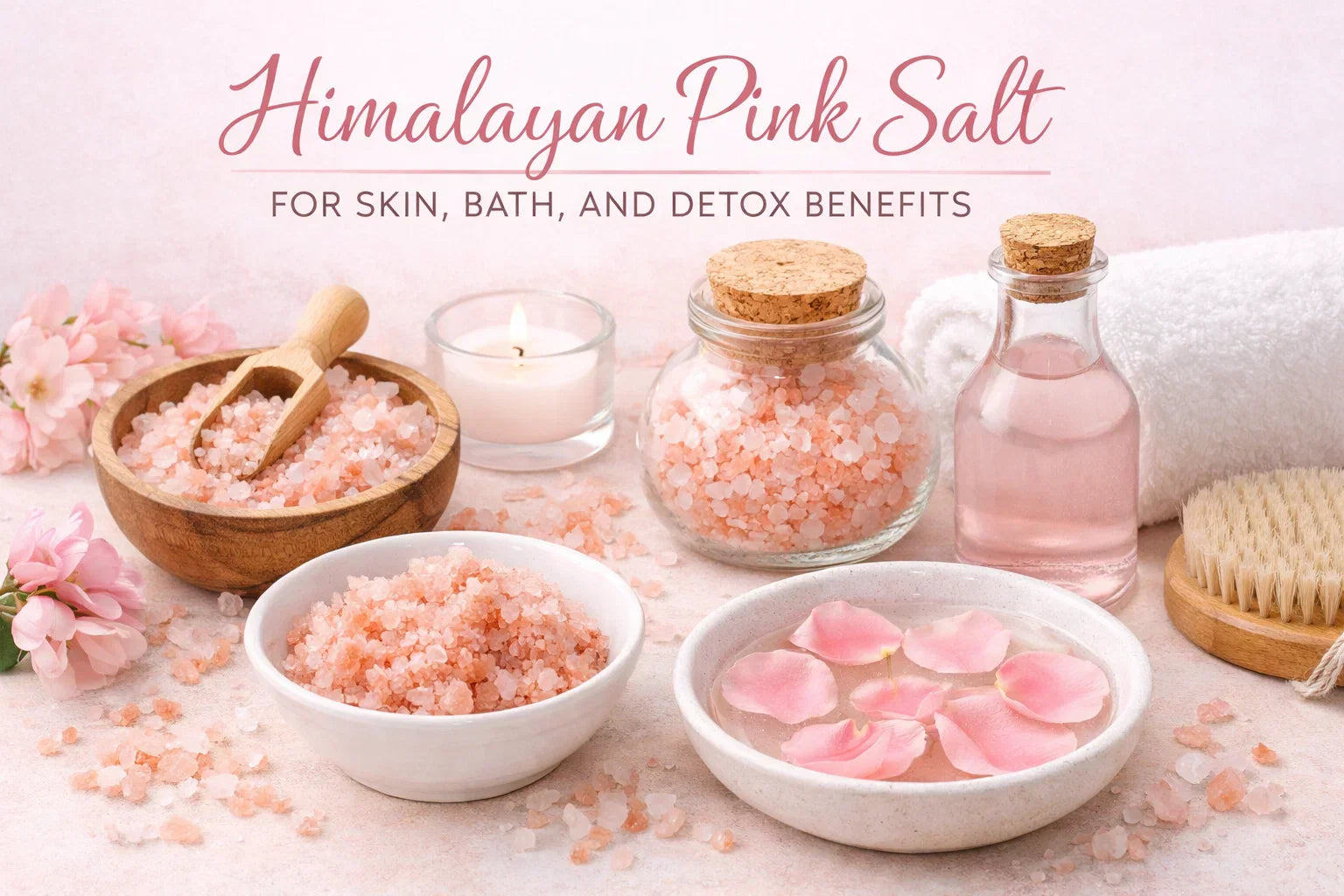 Himalayan Pink Salt for Skin, Bath, and Detox Benefits