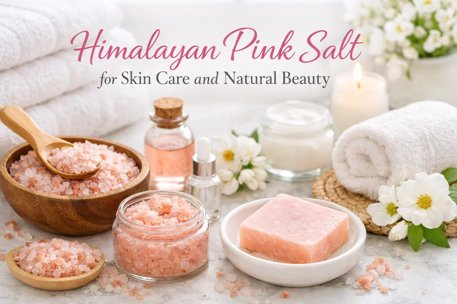 Himalayan Pink Salt for Skin Care and Natural Beauty