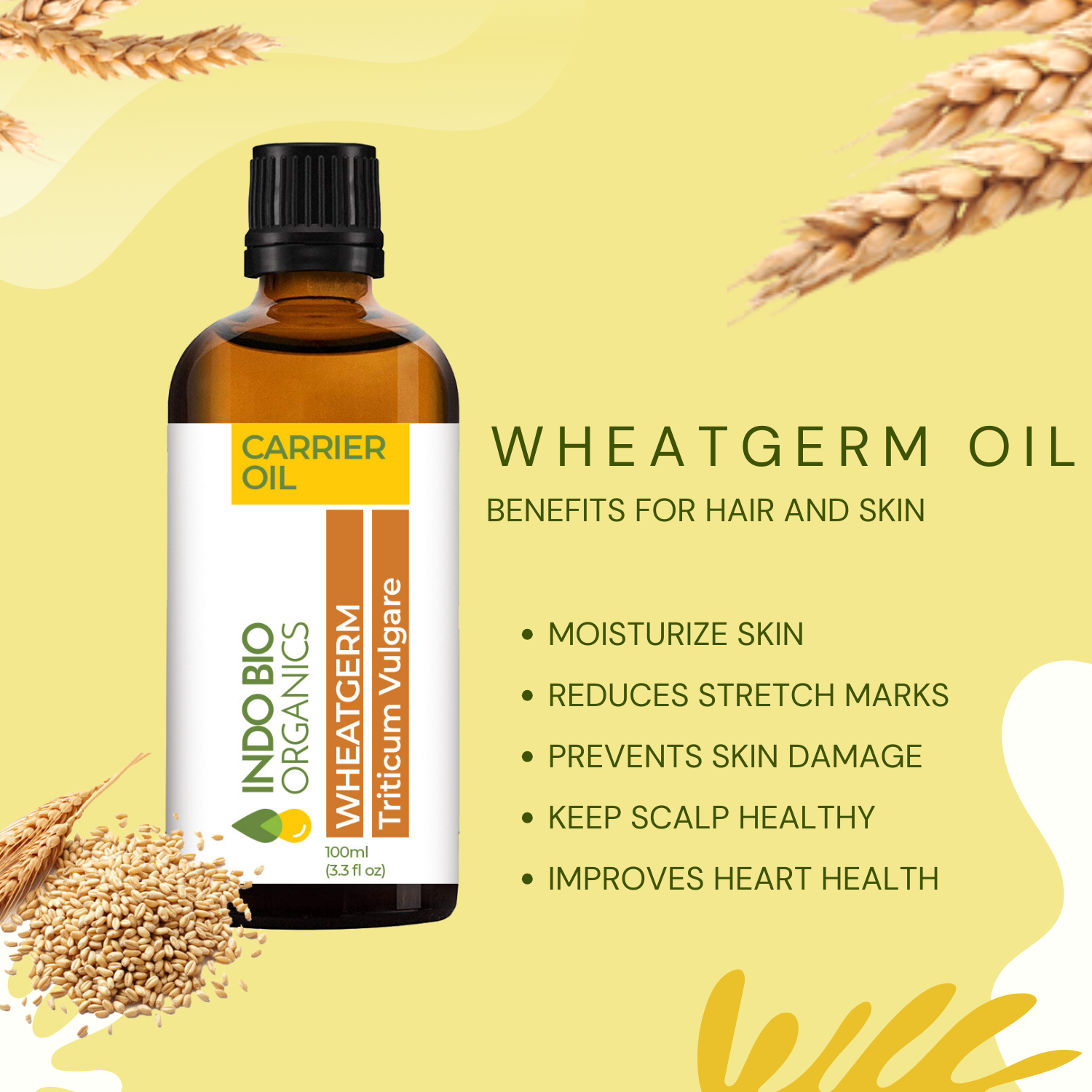 Wheat Germ Carrier Oil - Refined