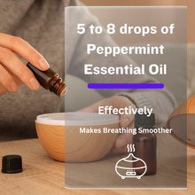 Load image into Gallery viewer, Pure Peppermint Essential Oil - 100% Natural Aromatherapy Oil for Relaxation and Refreshment