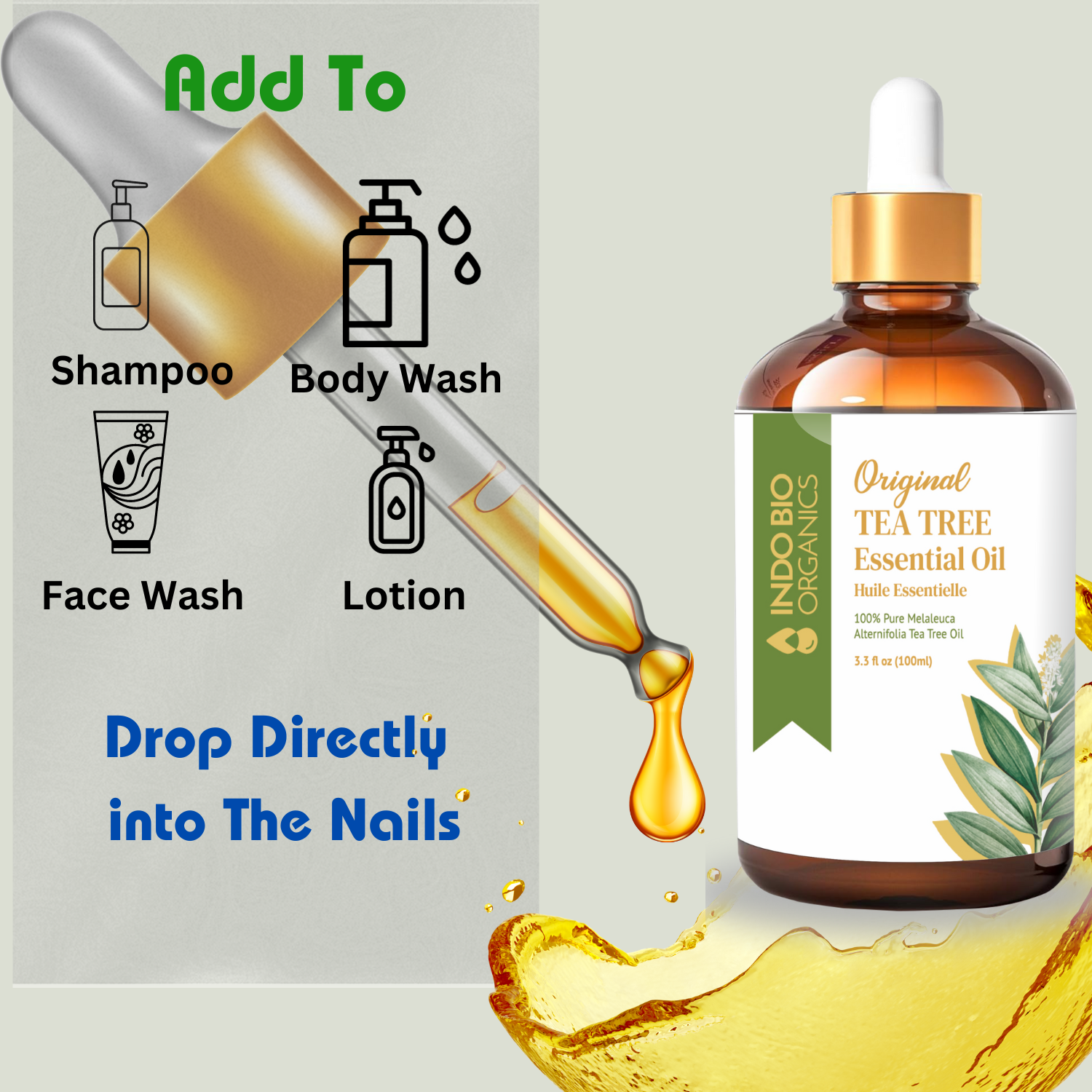 Premium & Pure Tea Tree Essential Oil - 100% Natural, Therapeutic Grade Oil for Skin and Hair Care