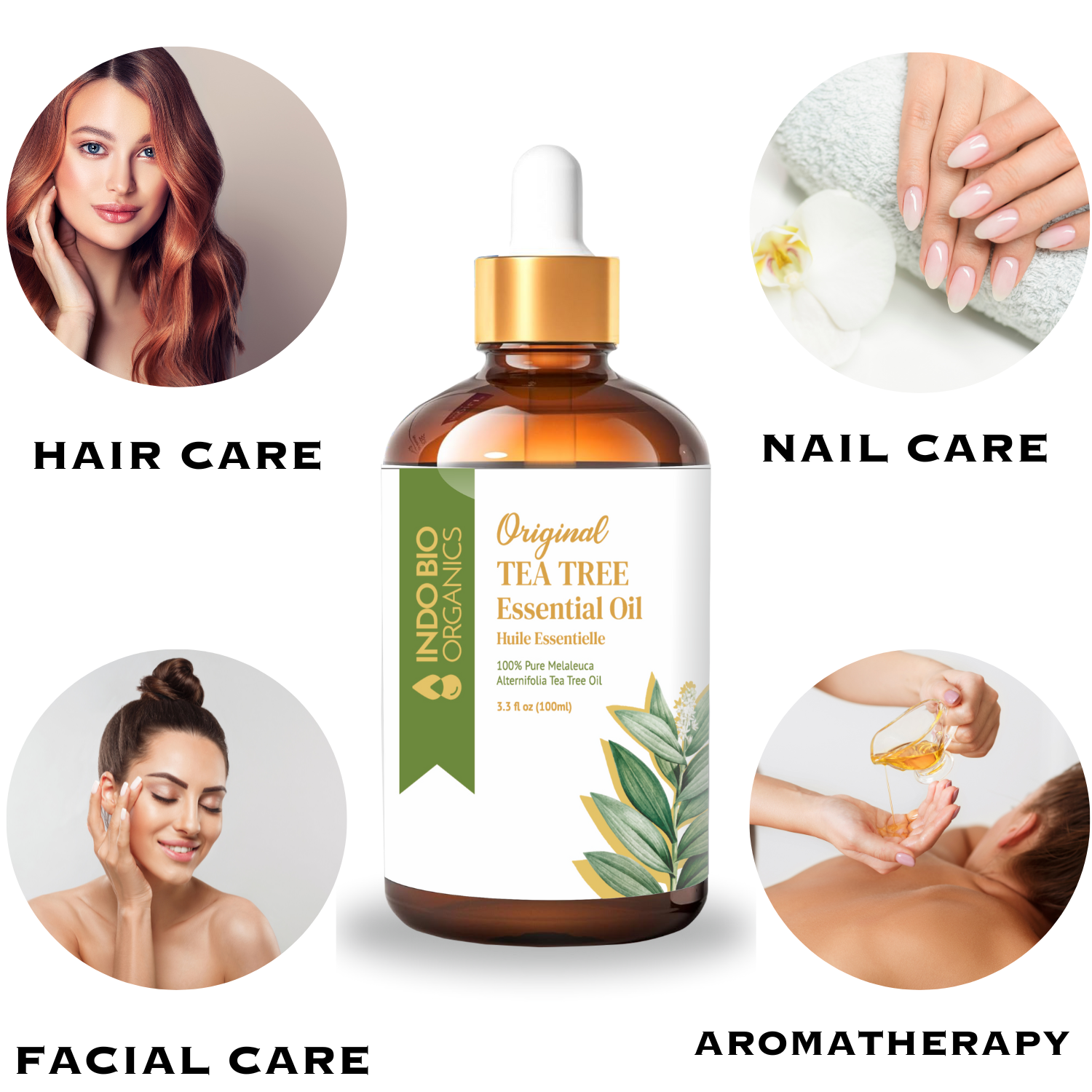 Premium & Pure Tea Tree Essential Oil - 100% Natural, Therapeutic Grade Oil for Skin and Hair Care