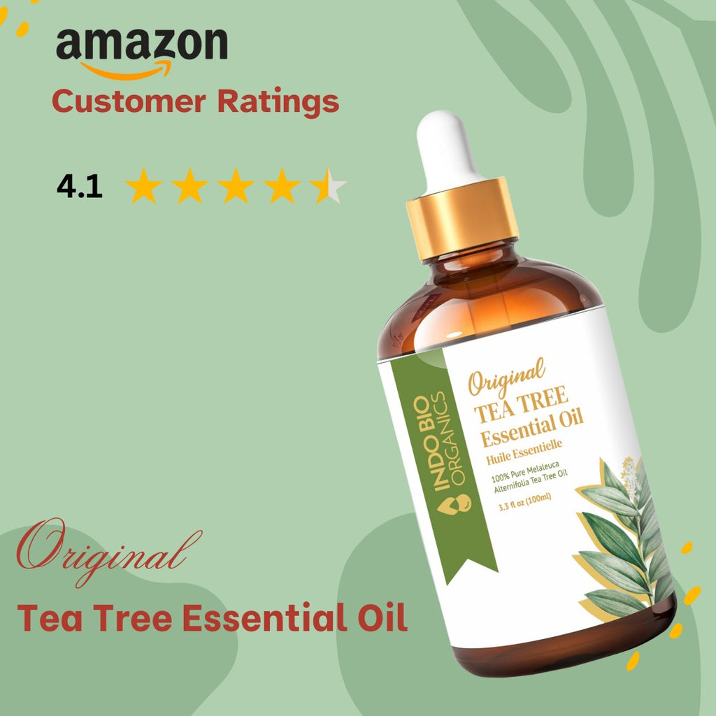 Premium & Pure Tea Tree Essential Oil - 100% Natural, Therapeutic Grade Oil for Skin and Hair Care