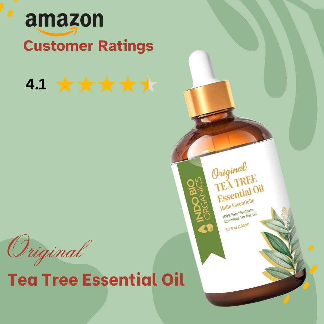 Premium & Pure Tea Tree Essential Oil - 100% Natural, Therapeutic Grade Oil for Skin and Hair Care