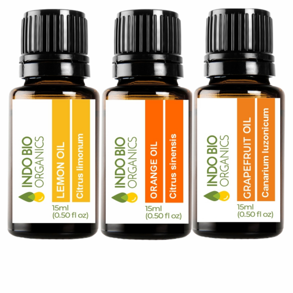 Citrus Essential Oil [PREMIUM SET OF 3x15ML]