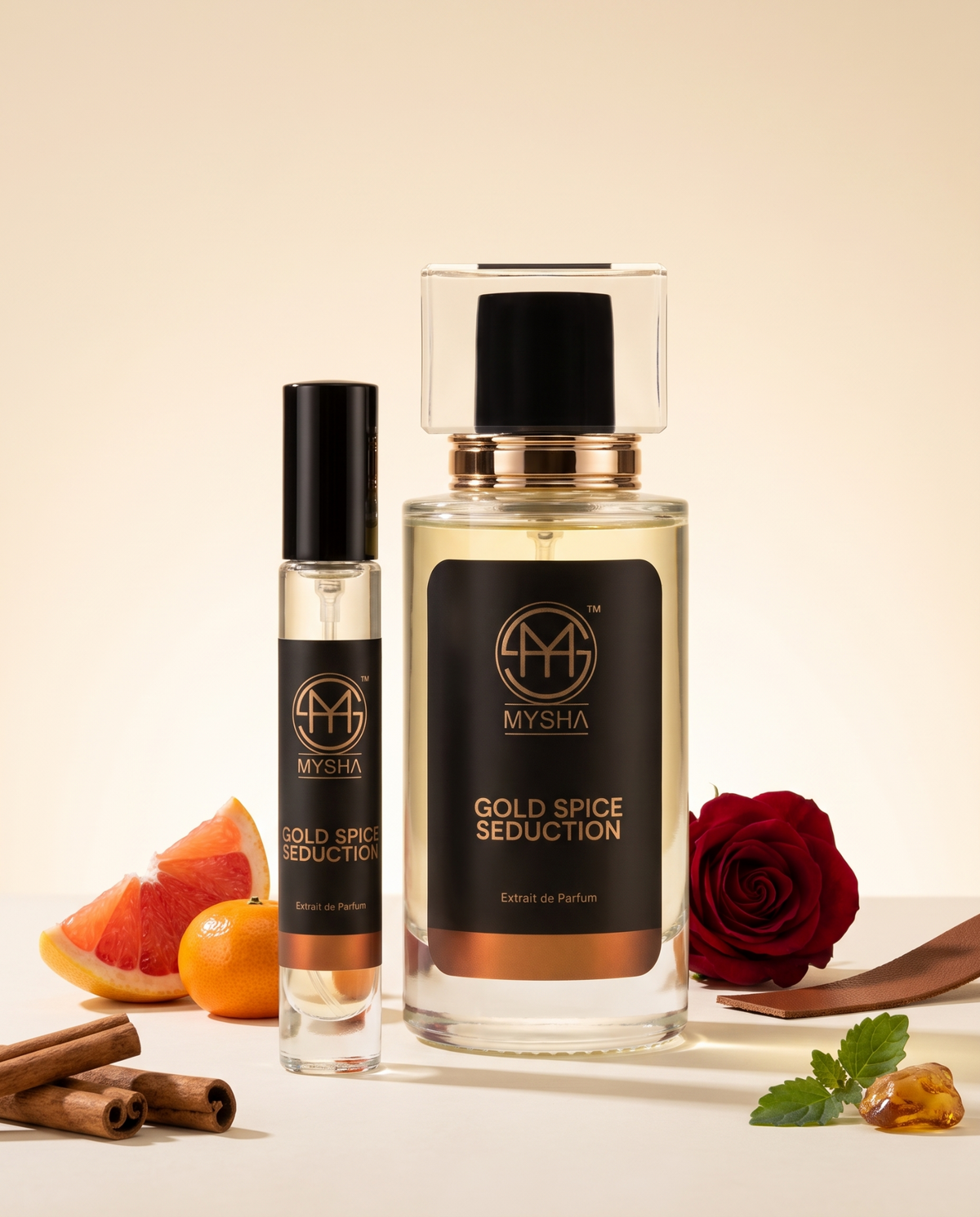 Gold Spice Seduction 50 ml and 10 ml perfume combo